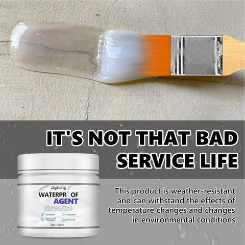 Transparent Waterproof Adhesive Waterproof Glue Invisible Sealant Anti-Leakage Agent Repairing Adhesive Waterproof Coating Clear
