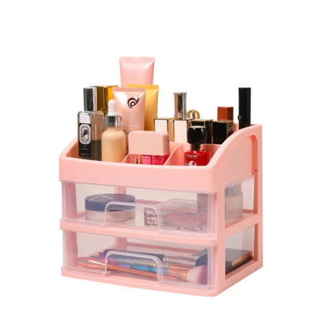 Three-Layer Plastic Desktop Organizer Box with Drawers for Home Office Storage And Organization